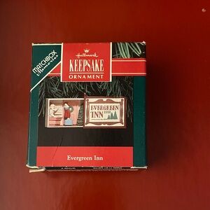 Hallmark Keepsake Ornament Evergreen Inn Red and Green